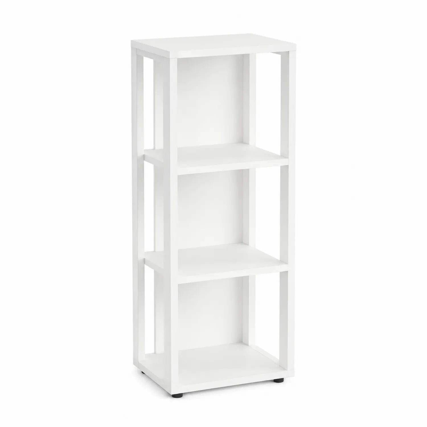 Regał 4-półkowy Biały MDF